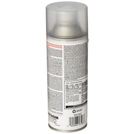 Rust-Oleum 1610830 Crystal Clear 1600 System General Purpose Enamel Spray Paint, 16 fl. oz. container, 12 oz. weight fill, Can (Pack of 6)