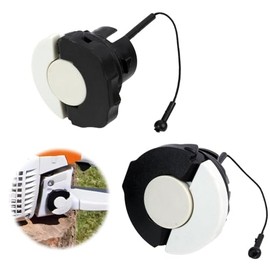 Fuel Cap & Oil Tank Cap for Chainsaws, 1 Large & 1 Small (2 Sizes), Replacement for Various Models, Robust and Durable Fuel Cap & Oil Tank Cap for Chainsaw 1 Large + 1 Small