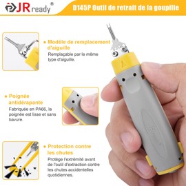 JRready JRconDRK-P-D145 Pin Remover Terminal Puller Removal Tool for Male Terminals Molex Micro-Fit 3.0 (MX3.0) Male Terminals AMP Micro Series Mate-N-Lok