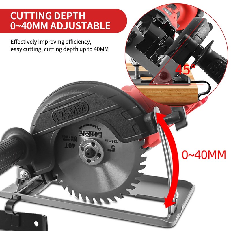 Guide Sledge Angle Grinder Holder Diameter 100/125 mm, Protective Frame