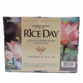 Soap Clean 4 pieces: scented soap, rice soap, cleansing soap, scented soap, and face soap