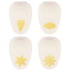 Vaessen Creative Craft Paper Punch - Flowers - 4 Pcs