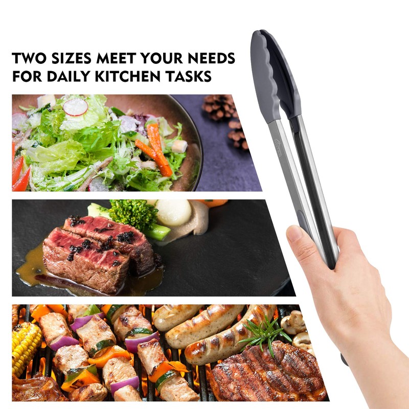 Hotecトング キッチントング シリコン 調理トング 調理器具 トングシリコン トング バーベキュー 焼き肉 耐熱