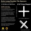 Daddy Long Leg 3/16" Tile Spacers - 650 Pieces -