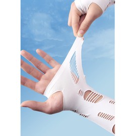 Mrotrida Women's Grunge Gloves High Elasticity Ice Silk Sunscreen Fingerless Long Arm Sleeve