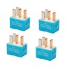 4 PCS Car 4-Pins AC Relay 90987-02027 Multiple Use Relay