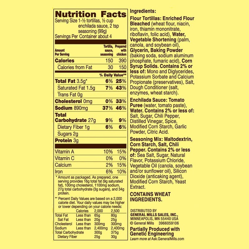 Old El Paso Enchilada Dinner Kit, 14 Ounce (Pack of