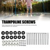 Galvanized Steel Trampoline Screws Set of Long Trampoline Bolts and