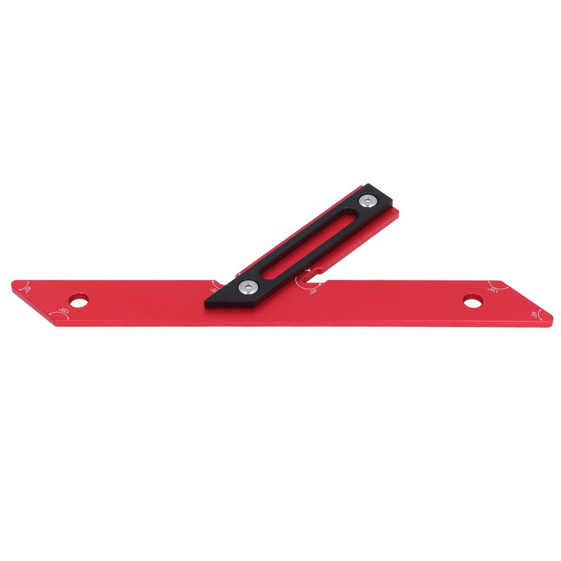 45 Degrees 135 Degrees Woodworking Measuring Ruler Aluminum Alloy Carpenter