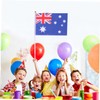 Ciieeo Australia Stick Flag Hand Held Flags Set of 50