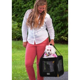 Pet Gear Signature Pet Safety Carrier and Car Seat for Small Dogs & Cats, Onyx
