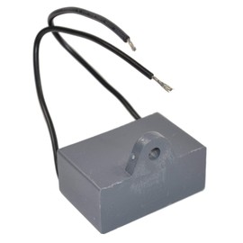 HQRP 2-Pack Ceiling Fan Capacitor CBB61 15uf 2-Wire UL Listed