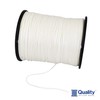 1/8" (#4) X 1000 ft Low -Stretch Solid Braid Industrial