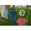 Dependable Industries Inc. Essentials Laundry Clothesline Kit 100ft Cotton Line,