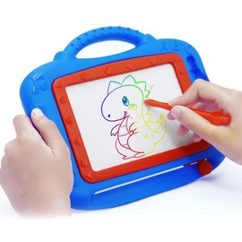 NHQZ Magnetic Painting Board, Magic Board, Magnetic Board, Children's Drawing Board, Magic Painting Board, Painting Board for Children from 3 Years, Gift, Pack of 1, bronze