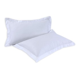 Sapphire Collection 800 Thread Count Pure Egyptian Cotton Super Soft Hotel Quality White Oxford Pair Of Pillowcase