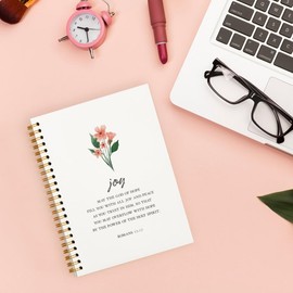 Bnwepo Christian Bible Spiral Notebook, Bible Note Taking Supplies Notebook, Cute notebook, Bible Study Notebook Supplies Gifts Notebook for Teen Girls Student Teacher, Christian Gifts for Women 5.5x8.3 inches