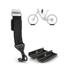 Borgen Bicycle Wall Mount - Adjustable Bicycle Mount for Wall - E-Bike, Road Bike, MTB, Road Bike Compatible - Rubberised Hook Against Scratches