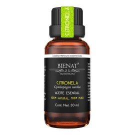 Aceite Esencial De Citronela 30 Ml100% Natural 100% Puro