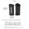 Mangas elásticas deportivas para los dedos, protector de pulgar transpirable,