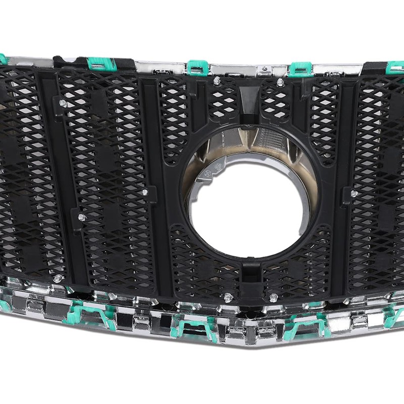G-PLUS Front Upper Bumper Grille Grill Chrome Compatible with 2010-2013