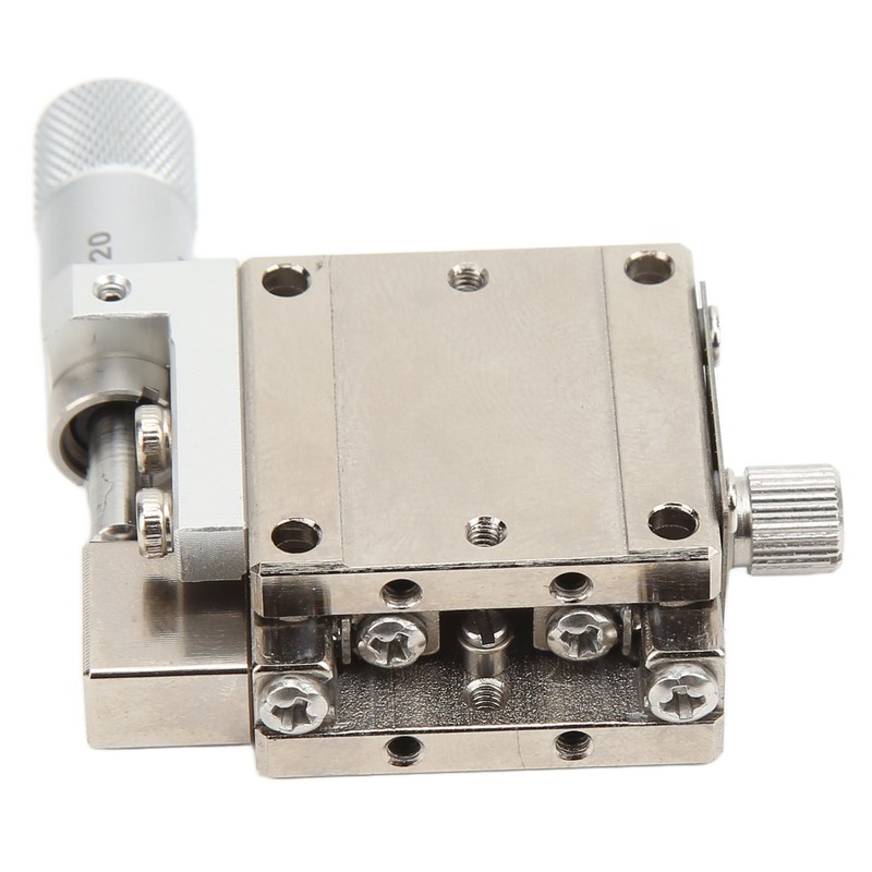 Linear Stage X Axes 25x25mm Micrometer Manual Displacement Platform Sliding