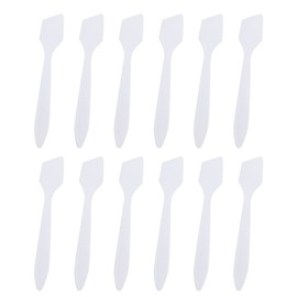 WOONEKY Facial Mask Spoon Set of 200 Beauty Spatula Lotion Scoop Eye Spoon Plastic Skincare Tool