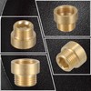 2Pcs Shower Head Extension Arm Shower Head Adapter, Brass G1/2