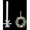 1x Snowflake Over The Door 'Christmas' Wreath Hanger- Red or