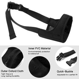 CVNRCLP Dog Muzzle for Pitbull Soft Muzzles for Rottweilers American Bully Bulldog Boxers to Prevent Biting and Barking for Medium Large Short Snout Dog for Grooming (M)