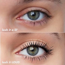 e.l.f. Lash It Loud Mascara Mini, fórmula voluminizadora e intensamente pigmentada para pestañas más completas y audaces, añade dimensión, vegana y li