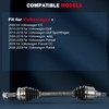 CV Axle 66-7333 for Volkswagen Bora/CC/Golf 05-2019 Front Left FWD