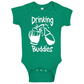 Aiden's Corner Handmade Baby Boy Girl St Patricks Day Outfits Cute Funny Green Irish St Paddys Day Bodysuits (Mug, 6 Months)