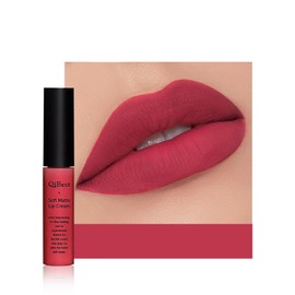 Anifer Velvet Matte Liquid Lipstick Makeup Long-Lasting and Waterproof Wear, Non-Stick Cup Lip Gloss,(Cool Red 613)