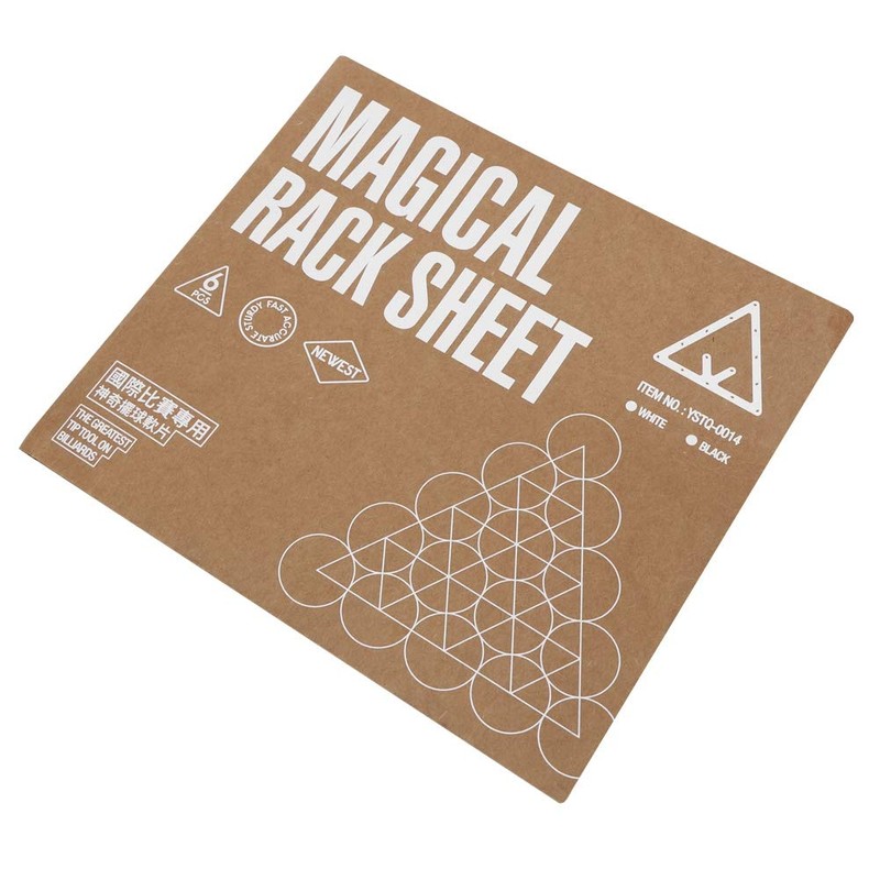Alomejor Pack of 6 Billiard Ball Rack Sheet 10 Ball