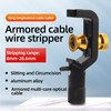 FTTH Transverse Armoured Cable Stripping Knife 8-28mm Fiber Optic Cable