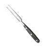 Stainless Steel Meat Fork Long Handle Cooking Tool Wooden Handle