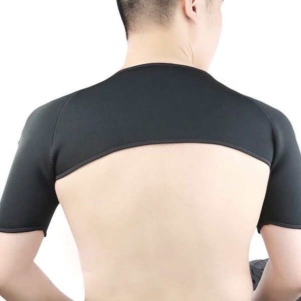 Shoulder rest for men and women, support for shoulder compression. Breathable sports shoulder pad. Warm, elastic shoulder protection for personal hygiene(M)