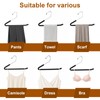Pant Hanger,10 Pack,Pants Hnager Open Ended,Black