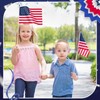 Mindsoft 12 Pack American Flags on Stick, 8 x 12