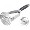 Obsoorth Mashed Potato Masher Stainless Steel Foldable Non Stick 12