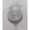 Funny Coffee Spoon "Enjoy Your Coffee... Love You" Valentine's Day
