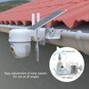 TIUIHU Gutter Mount for Cinnado B6 Solar Security Camera Outdoor