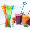 Star Top Swizzle Sticks Disposible 9.8 Inch Cocktail Drink Stirrers