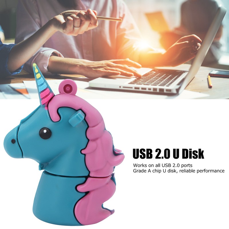 Cartoon Animal Pattern USB Flash Drive Picture Music Movie Data