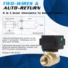 movafaFH 1/2" Brass Motorized Ball Valve - Electric Water Valve