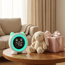 FiveHome Toddlers Sleep Training Clock, Ok to Wake Kids Alarm Clock with Night Light & Nap Timer for Girls Boys