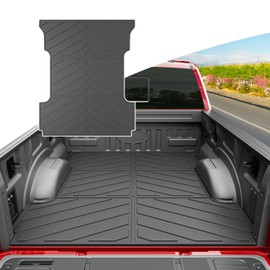 powoq 6.5FT Bed Mat Compatible with 2015-2025 Ford F150 Truck Bed Mat TPE Bed Liner All Season Protection Truck Bed Liner Replacement for 2015-2025 Ford F150 Accessories (6.5FT Truck Bed Mat)
