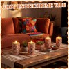 Lounsweer 4-Pack Mexican Talavera Candle Set - Scented Tequila Shot