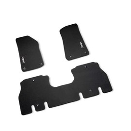 Mopar 82215201AC Premium Carpet Floor Mats Jeep Wrangler Four Door JL Models